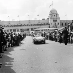 1970 London to Mexico World Cup Rally. The motor rally started at Wembley Stadium in 1970 London to Mexico World Cup Rally. The motor rally started at Wembley Stadium in
