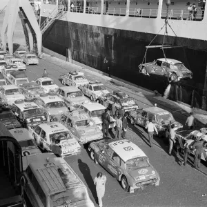 1970 London to Mexico World Cup Rally. The motor rally started at Wembley Stadium in 1970 London to Mexico World Cup Rally. The motor rally started at Wembley Stadium in