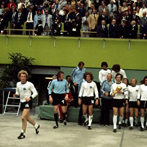 1974 World Cup Final at the Olympic Stadium in Munich. West Germany 2 v Holland 1