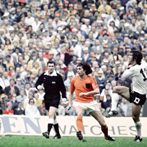 1974 World Cup Final at the Olympic Stadium, Munich. West Germany 2 v Holland 1