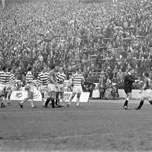 The 1975 Glasgow Cup Final contested between Rangers and Celtic at Hampden Park