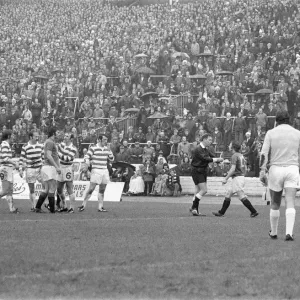 The 1975 Glasgow Cup Final contested between Rangers and Celtic at Hampden Park The 1975 Glasgow Cup Final contested between Rangers and Celtic at Hampden Park