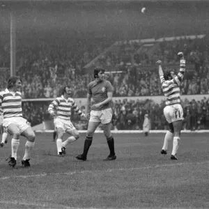 The 1975 Glasgow Cup Final contested between Rangers and Celtic at Hampden Park The 1975 Glasgow Cup Final contested between Rangers and Celtic at Hampden Park