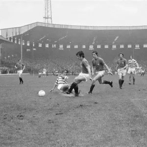 The 1975 Glasgow Cup Final contested between Rangers and Celtic at Hampden Park The 1975 Glasgow Cup Final contested between Rangers and Celtic at Hampden Park
