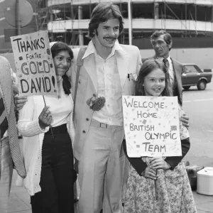 1976 British Olympic Team Returns Home, London Heathrow Airport, 3rd August 1976 1976 British Olympic Team Returns Home, London Heathrow Airport, 3rd August 1976