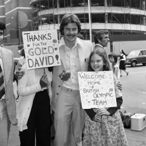 1976 British Olympic Team Returns Home, London Heathrow Airport, 3rd August 1976 1976 British Olympic Team Returns Home, London Heathrow Airport, 3rd August 1976