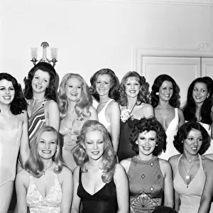 1976 Miss England Contest: The contestants who will take part in the "