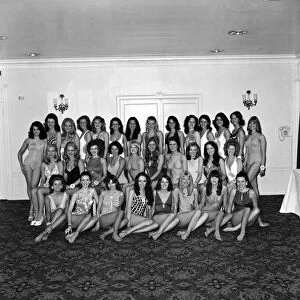 1978 Miss England Contest: The contestants who will take part in the "
