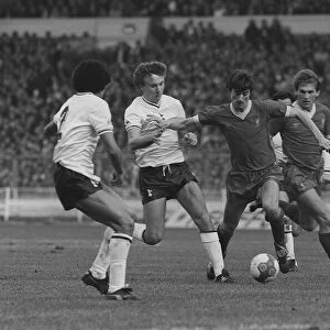 1982 Milk Cup Final at Wembley Stadium. Liverpool 3 v Tottenham Hotspur 1