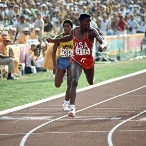 1984 Olympic Games in Los Angeles, USA. Mens 200 Metres Final