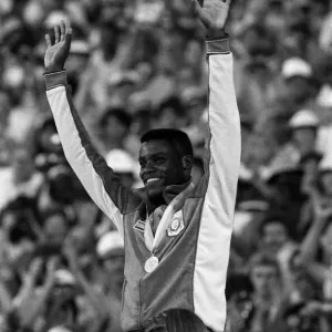 1984 Los Angeles Olympics Print of Carl Lewis