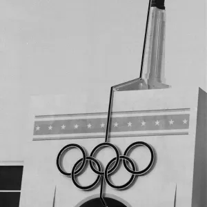 The 1984 Summer Olympics in Los Angeles, California. Scenes during the Opening Ceremony The 1984 Summer Olympics in Los Angeles, California. Scenes during the Opening Ceremony