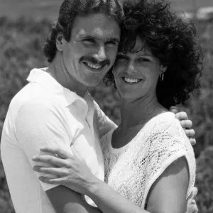 The 1984 Summer Olympics in Los Angeles. Eamonn Martin and his girlfriend Julie Hull The 1984 Summer Olympics in Los Angeles. Eamonn Martin and his girlfriend Julie Hull