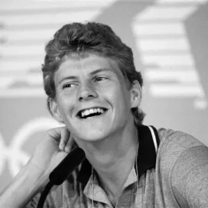 The 1984 Summer Olympics in Los Angeles. Steve Cram. August 1984 The 1984 Summer Olympics in Los Angeles. Steve Cram. August 1984