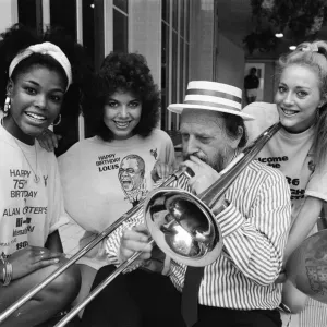 1986 Birmingham International Jazz and Blues Festival, Artists, Photo-call, 4th July 1986 1986 Birmingham International Jazz and Blues Festival, Artists, Photo-call, 4th July 1986