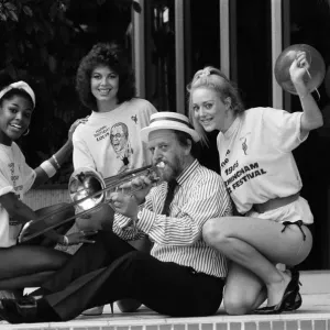 1986 Birmingham International Jazz and Blues Festival, Artists, Photo-call, 4th July 1986 1986 Birmingham International Jazz and Blues Festival, Artists, Photo-call, 4th July 1986