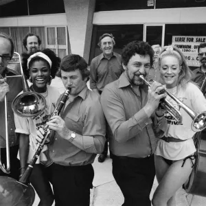 1986 Birmingham International Jazz and Blues Festival, Artists, Photo-call, 4th July 1986 1986 Birmingham International Jazz and Blues Festival, Artists, Photo-call, 4th July 1986