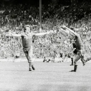 1986 FA Cup Final at Wembley Stadium Liverpool 3 v Everton 1 Ian Rush