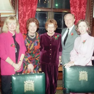 1989 Labour Party Shadow Cabinet, newly elected, Photocall, Westminster, London