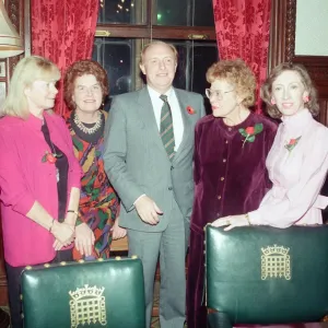 1989 Labour Party Shadow Cabinet, newly elected, Photocall, Westminster, London