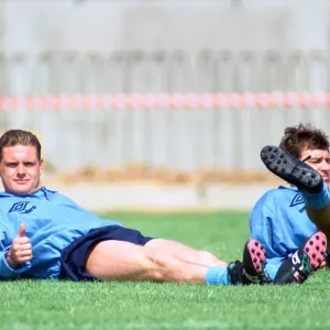 1990 World Cup Finals in Italy. England footballer Paul Gascoigne in relaxed mood