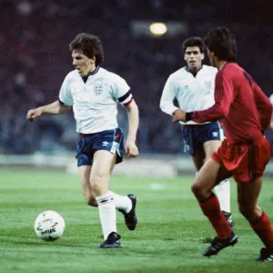 1990 World Cup Qualifier at Wembley Stadium. England 5 v Albania 0 1990 World Cup Qualifier at Wembley Stadium. England 5 v Albania 0