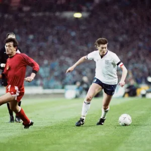 1990 World Cup Qualifier at Wembley Stadium. England 5 v Albania 0 1990 World Cup Qualifier at Wembley Stadium. England 5 v Albania 0