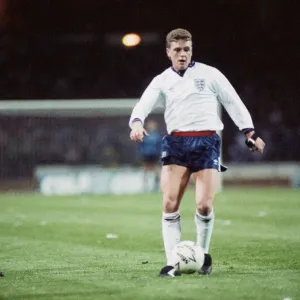 1990 World Cup Qualifier at Wembley Stadium. England 5 v Albania 0 1990 World Cup Qualifier at Wembley Stadium. England 5 v Albania 0