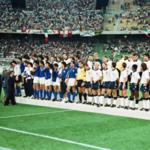 1990 World Cup Thid Place Play Off match in Bari, Italy. Italy 2 v England 1