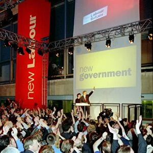1997 General Election Labour Victory party at The Royal Festival Hall
