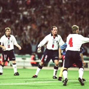 1998 World Cup Qualifier at Wembley Stadium. England 4 v Moldova 0 1998 World Cup Qualifier at Wembley Stadium. England 4 v Moldova 0