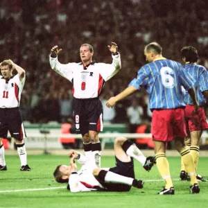 1998 World Cup Qualifier at Wembley Stadium. England 4 v Moldova 0 1998 World Cup Qualifier at Wembley Stadium. England 4 v Moldova 0