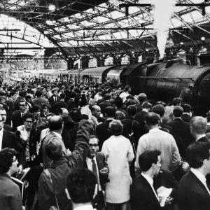 La 1T57 Fifteen Guinea Special, le dernier train de passagers à vapeur sur les voies principales du British Rail. La 1T57 Fifteen Guinea Special, le dernier train de passagers à vapeur sur les voies principales du British Rail.