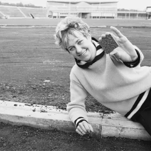 Lillian Board at Crystal Palace Track Print, 25th March 1968 Lillian Board at Crystal Palace Track Print, 25th March 1968