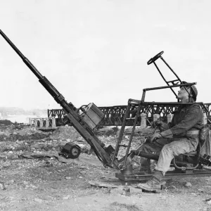 20mm Oerlikon Mobile Anti-Aircraft Gun Print