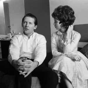 Jerry Lee Lewis with third wife Myra, 1962 Print Jerry Lee Lewis with third wife Myra, 1962 Print