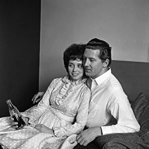 26-year-old Jerry Lee Lewis with his third wife, 17-year-old Myra