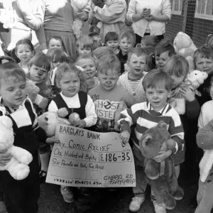 The 30 children of Chapel Road Playgroup in Billingham raised £ The 30 children of Chapel Road Playgroup in Billingham raised £