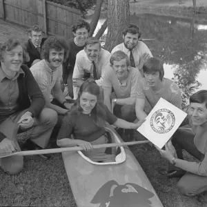 Colorado Canyon Canoe Expedition Print, 1971 Colorado Canyon Canoe Expedition Print, 1971