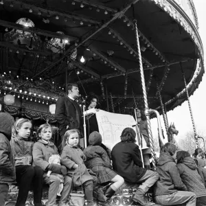 The 300-year-old custom of holding a fairground service on Good Friday was revived in The 300-year-old custom of holding a fairground service on Good Friday was revived in