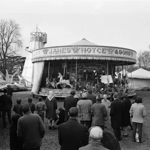 The 300-year-old custom of holding a fairground service on Good Friday was revived in The 300-year-old custom of holding a fairground service on Good Friday was revived in