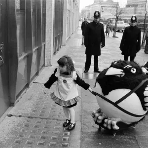1978 Print of 5-year-old Rebecca Jackson donating to Magpie appeal 1978 Print of 5-year-old Rebecca Jackson donating to Magpie appeal