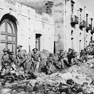 5th Army troops in Naples during Second World War. 18th October 1943