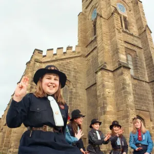 5th Redcar Girl Guides celebrate the 70th Anniversary. 10 year old Helen Cockerill is 5th Redcar Girl Guides celebrate the 70th Anniversary. 10 year old Helen Cockerill is