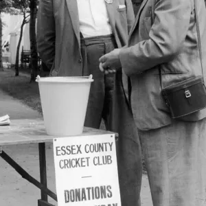 Sunday Cricket at Valentine Park Print, 16th May 1966 Sunday Cricket at Valentine Park Print, 16th May 1966