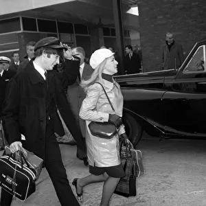 7 February 1964 The Beatles leaving for New York at London Airport