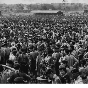 The 9th World Scout Jamboree, also known as the Jubilee Jamboree, was held at Sutton Park The 9th World Scout Jamboree, also known as the Jubilee Jamboree, was held at Sutton Park