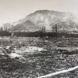 Nagasaki: Devastation of the Second Atomic Bomb Print