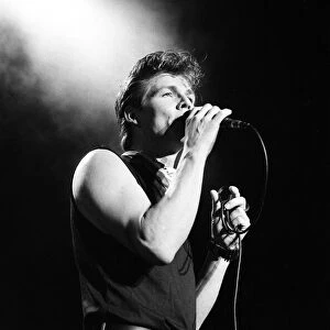 A-ha performing live at the NEC, Birmingham. 25th March 1988