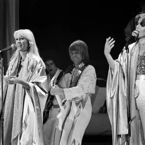 Abba Swedish Pop band November 1979 On stage at Wembley Arena 8 / 11 / 1979 Abba Swedish Pop band November 1979 On stage at Wembley Arena 8 / 11 / 1979